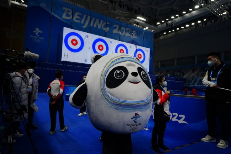 Mixed doubles curling at Ice Cube is Games' 1st competition